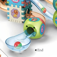 DIY Ball Track Building Blocks Set - Educational Marble Run Toy for Kids | STEM Building Kit with 126 Pieces | Buy Online in Pakistan