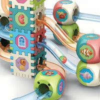 DIY Ball Track Building Blocks Set - Educational Marble Run Toy for Kids | STEM Building Kit with 126 Pieces | Buy Online in Pakistan