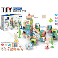 DIY Ball Track Building Blocks Set - Educational Marble Run Toy for Kids | STEM Building Kit with 126 Pieces | Buy Online in Pakistan