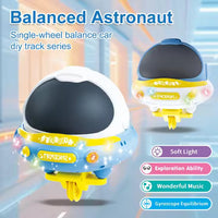 Gravity-Defying Balanced Astronaut Toy - STEM Gyroscope Robot with Lights & Music for Kids