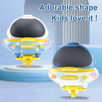 Gravity-Defying Balanced Astronaut Toy - STEM Gyroscope Robot with Lights & Music for Kids