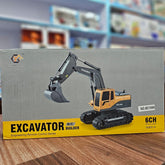 Remote Control Excavator Toy - Volvo Builder Model with 6CH Functions | Construction Vehicle for Kids