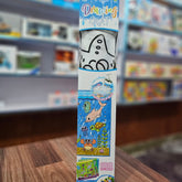 Giant Reusable Drawing Mat for Kids – Ocean-Theme Coloring Canvas with 12 Washable Markers, Foldable Art Play Mat for Toddlers & Preschoolers (Ages 3+)