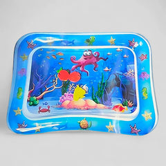 Inflatable Tummy Time Water Mat for Babies - Sensory Ocean Activity Mat Ocean Themed Sensory Play Mat for Infant Development & Crawling