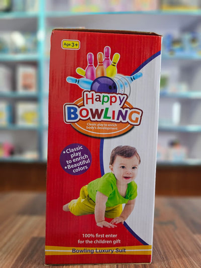 Happy Bowling Set for Kids – ToyVenture Bowling Luxury Suit (AS2031) | Colorful Pins & Balls | Real Action Indoor/Outdoor Bowling Toy Game for Toddlers Age 3+ | Classic Skill-Building Play Set