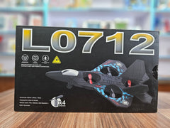 L0712 Remote Control Fighter Jet Aircraft – 4 High-Speed Motors, Dual Propellers & Gyroscope System | Indoor Outdoor RC Plane for Teens (Ages 14+) | Realistic Design Toy Jet with 40-Min Charge Time