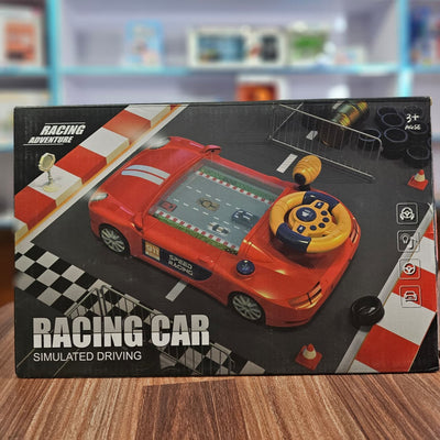 Simulated Racing Car Driving Toy for Kids – Interactive Dashboard Steering Wheel Game with Moving Road & Lights | Education & Fun Driving Simulator for Toddlers Ages 3+ | Speed Racing Adventure Track
