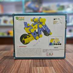 76-Piece DIY Construction Building Set for Kids – Nut & Bolt STEM Vehicle Toy with 100+ Car Combinations | Educational Engineering Toy for Boys & Girls Ages 3+