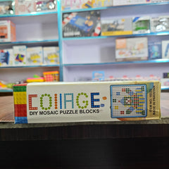 Collage DIY Mosaic Puzzle Blocks Set – 322 PCS Educational Pegboard Toy for Kids | Creative STEM Building Game for Boys & Girls Ages 5+