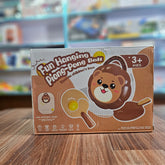 Fun Hanging Ping-Pong Ball Set for Kids – Adjustable Indoor Swing Paddle Toy with Bear Design | Hand-Eye Coordination & Reflex Training Game for Ages 3+