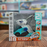 2-in-1 Spray Electric Transformer Car Toy with Lights & Music – Deforming Robot Vehicle with Mist Effect for Kids | Automatic Transformation Toy for Ages 3+