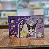 Kuromi-Themed Kids Makeup Box with Beads – Pretend Play Cosmetic Set for Girls | Fun Makeup Kit with Accessories, Brush & Beads Craft – Safe & Non-Toxic Beauty Toy for Ages 3+