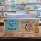 Baby Love Hammering Pounding Toy for Toddlers – Montessori Wooden Activity Set with Colorful Balls & Mallet – Educational Learning Toy for Infants 3 Months+