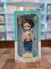 Graceful Fashion Doll for Girls – Beautiful Fairy-Style Doll with Stylish Outfit & Accessories | Soft Hair, Movable Limbs, Big Eyes | Pretend Play Toy for Kids Ages 3+ | Doll Gift Box Included