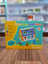 Digital Shape Smart House Wooden Toy – Educational Shape Sorter & Number Learning Box for Kids | Color Matching, Counting, and Math Puzzle Toy for Toddlers (3+ Years)