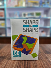 Shape by Shape Creative Pattern Game – 60 Challenge Cards with Puzzle Tray & Tangram Pieces | Brain-Boosting Logic Puzzle for Kids & Adults (Ages 8+)