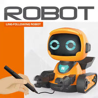 Mini Drawing Robot Toy for Kids - Educational STEM Vibrobot with Marker & Lights | Battery Operated Drawing Fun | Buy Online in Pakistan