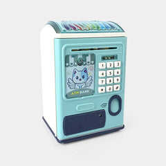 Electronic ATM Piggy Bank for Kids - Automatic Money Saving Box with Password & Fingerprint Lock | Educational Toy with Music & Stories
