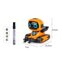 Mini Drawing Robot Toy for Kids - Educational STEM Vibrobot with Marker & Lights | Battery Operated Drawing Fun | Buy Online in Pakistan