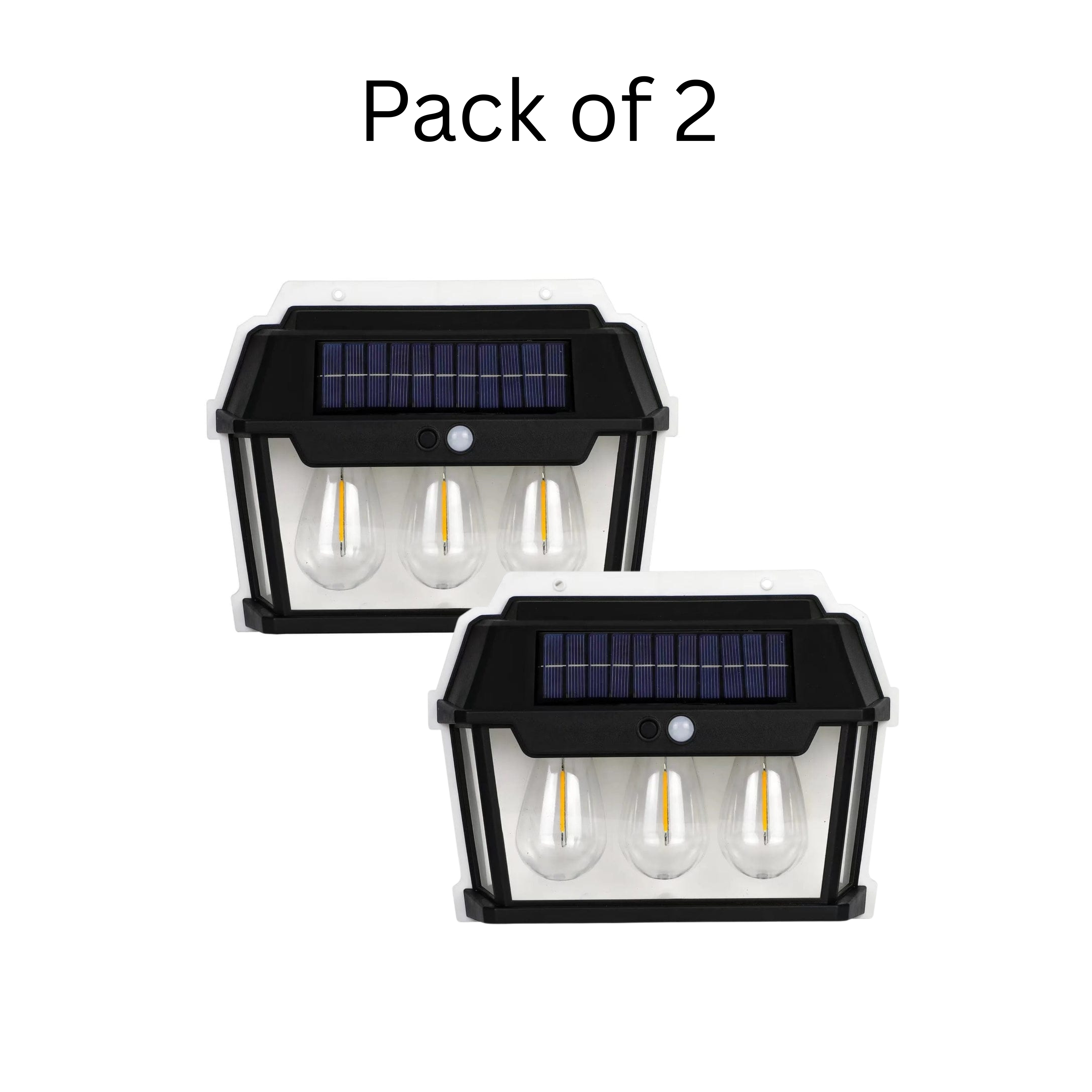 Solar-Powered Wall Lamp with Motion Sensor & 3 Lighting Modes - Perfect for Outdoor Lighting