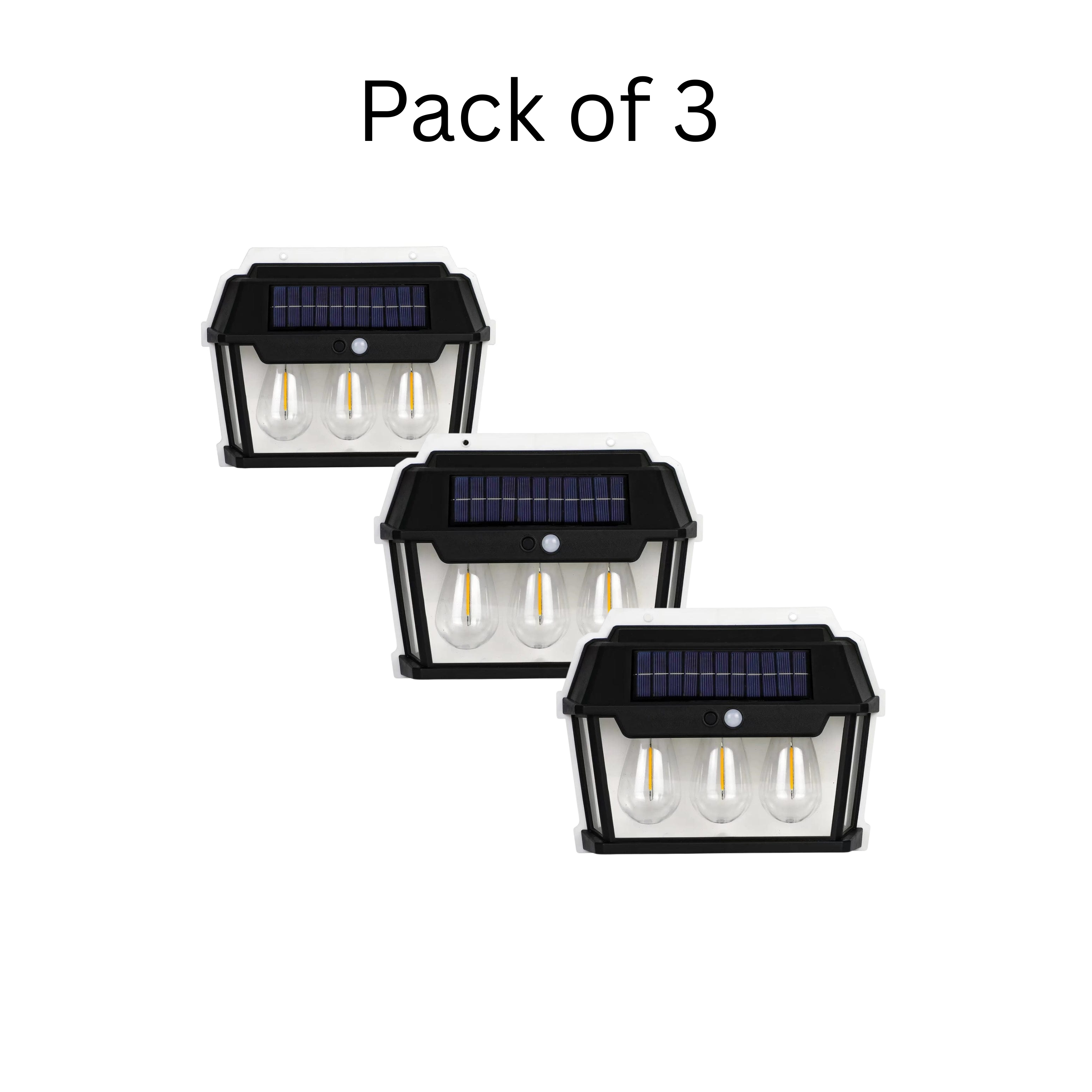 Solar-Powered Wall Lamp with Motion Sensor & 3 Lighting Modes - Perfect for Outdoor Lighting
