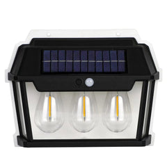 Solar-Powered Wall Lamp with Motion Sensor & 3 Lighting Modes - Perfect for Outdoor Lighting
