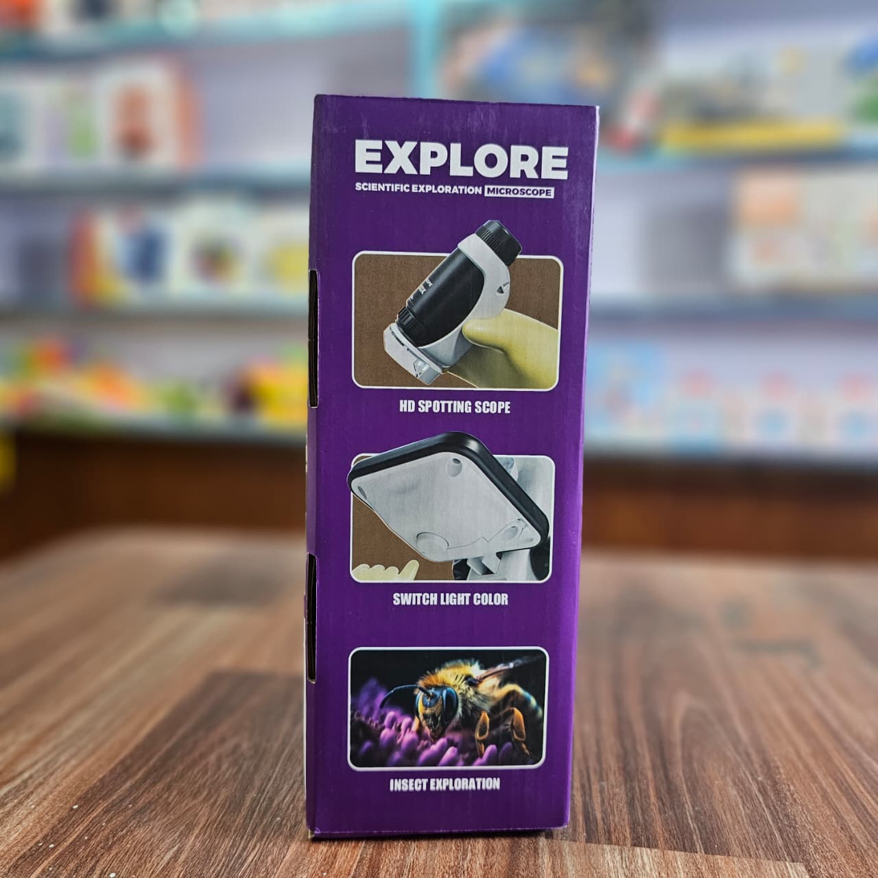 Kids’ STEM Microscope Science Kit – 50X-250X Magnification Educational Toy with Slides & Lab Tools | Scientific Exploration Microscope Set for Ages 8+