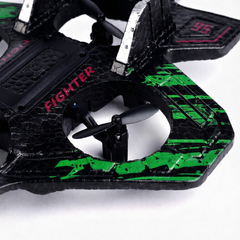 Remote Control Fighter Jet Aircraft – 4 High-Speed Motors, Dual Propellers & Gyroscope System | Indoor Outdoor RC Plane  | Realistic Design Toy Jet with 40-Min Charge Time