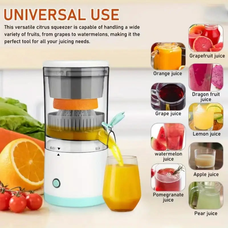 Portable USB Rechargeable Citrus Juice